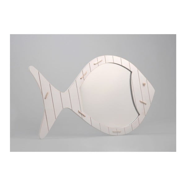 Zrkadlo White Fish, 38x65 cm