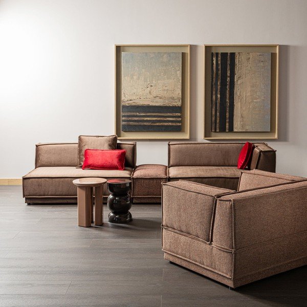 Lesklý okrúhly odkladací stolík ø 40 cm Orivo – WOOOD-image-1