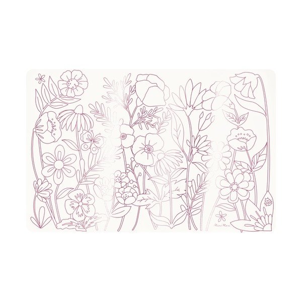 Papierové prestieranie v súprave 8 ks 28x42.5 cm Butterflies & Flowers – Meri Meri-image-1