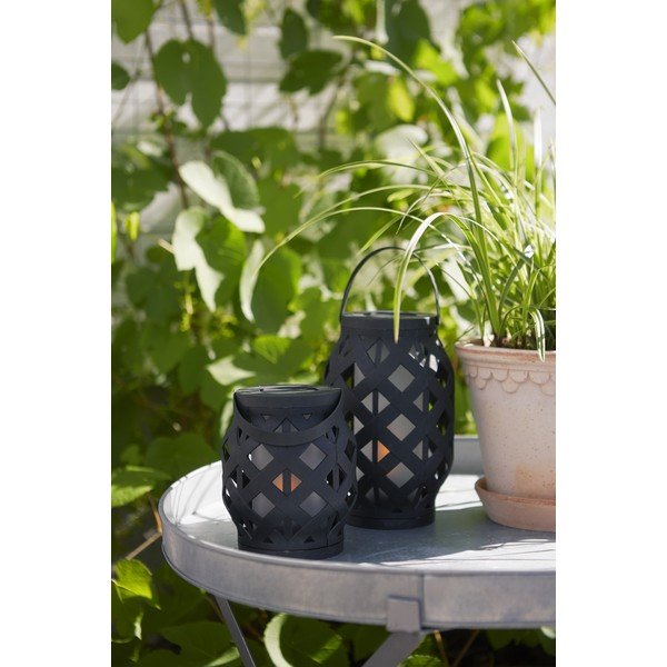 Čierny lampáš Star Trading Flame Lantern, výška 23 cm-image-2