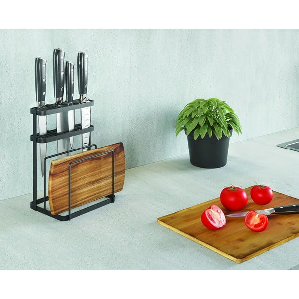 Stojan na kuchynské náčinie z nerezovej ocele Tokyo Lava - Metaltex-image-1