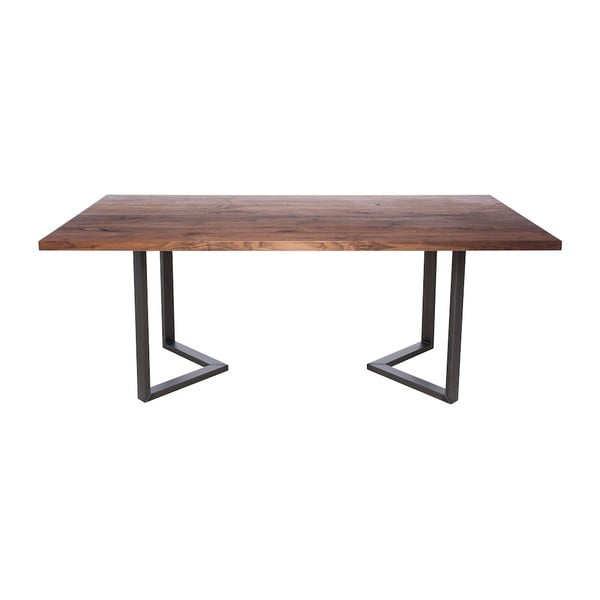 Jedálenský stôl z dreva čierneho orecha Fornestas Fargo Cepheus, dĺžka 180 cm-image-1