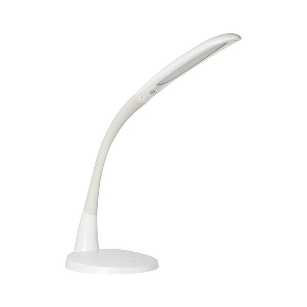 Biela stolová lampa s LED svetlom SULION Sagan