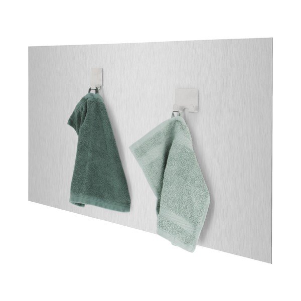 Kryt na stenu pri sporáku z nehrdzavejúcej ocele 50x90 cm Splash – Compactor-image-2