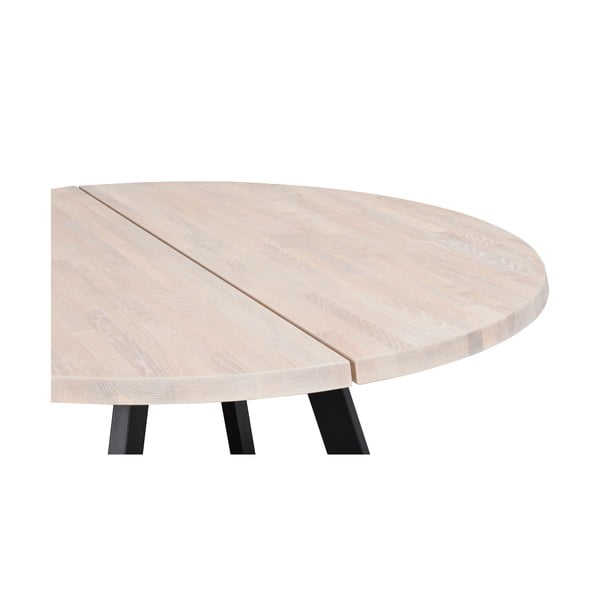 Okrúhly jedálenský stôl z bieleného dubového dreva Rowico Freddie, ø 160 cm-image-4