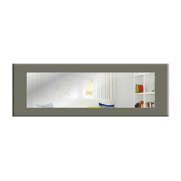 Nástenné zrkadlo so sivým rámom Oyo Concept Eve, 120 x 40 cm