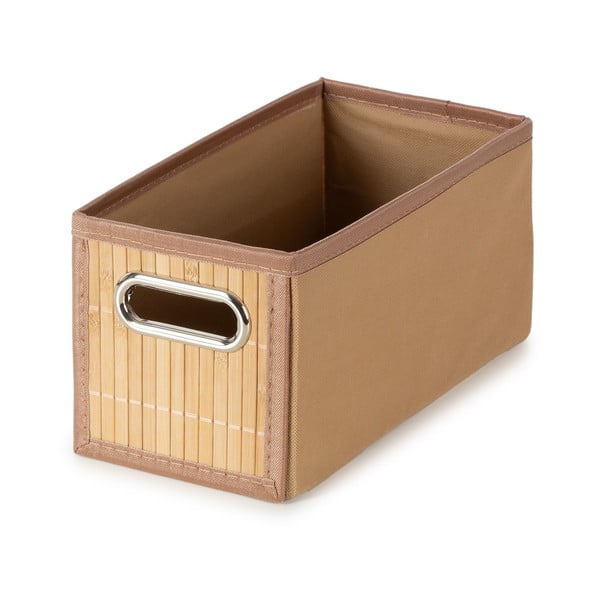 Bambusový úložný box v prírodnej farbe 15x31x15 cm – Compactor