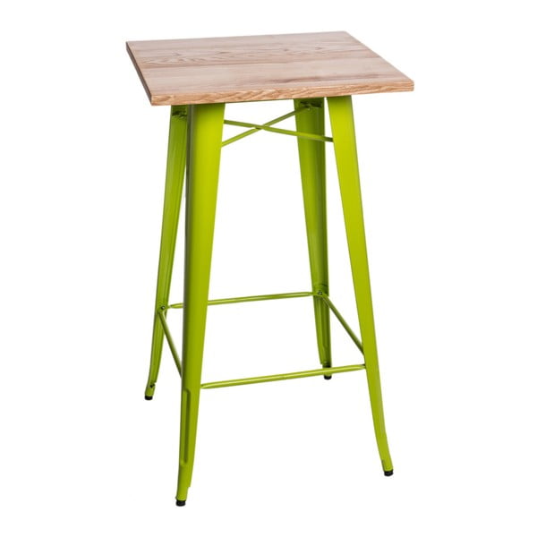 Zelený barový stôl D2 Paris Ash Wood