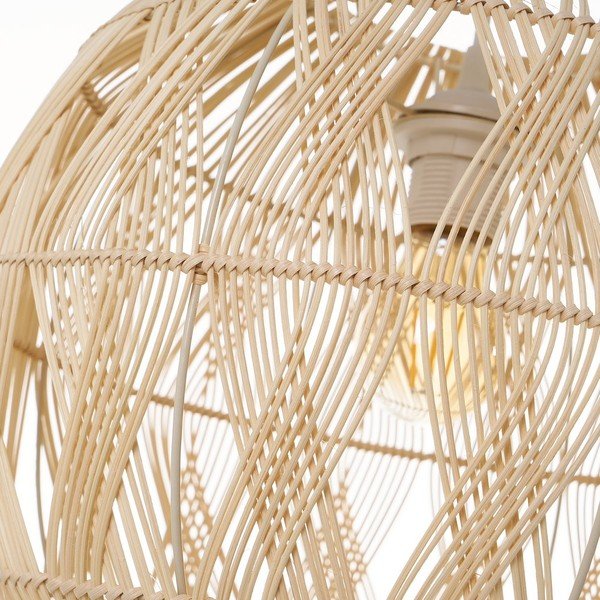 Ratanové stropné svietidlo v prírodnej farbe s ratanovým tienidlom ø 37 cm Natural Way – Casa Selección-image-3