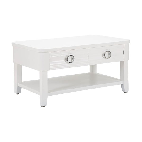 Biely konferenčný stolík z jedľového dreva 60x90 cm Shine – Mauro Ferretti-image-2