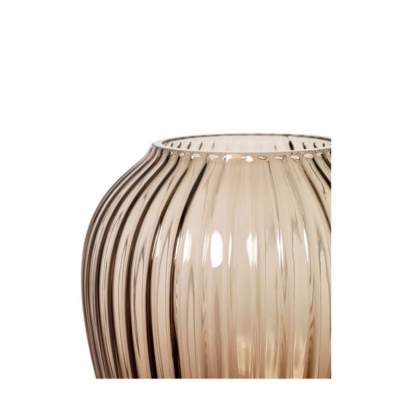 Hnedá sklenená váza Kähler Design Hammershøi, výška 18,5 cm-image-4
