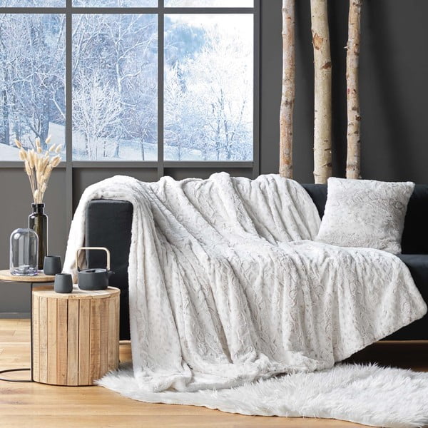 Dekoračný vankúš z umelej kožušiny 45x45 cm Alaska – douceur d'intérieur-image-1