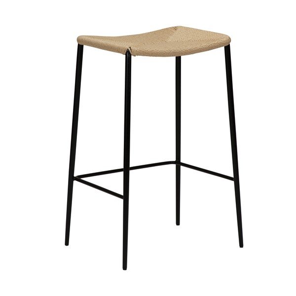 Béžová prírodná barová stolička DAN-FORM Denmark Stiletto, výška 68 cm-image-3