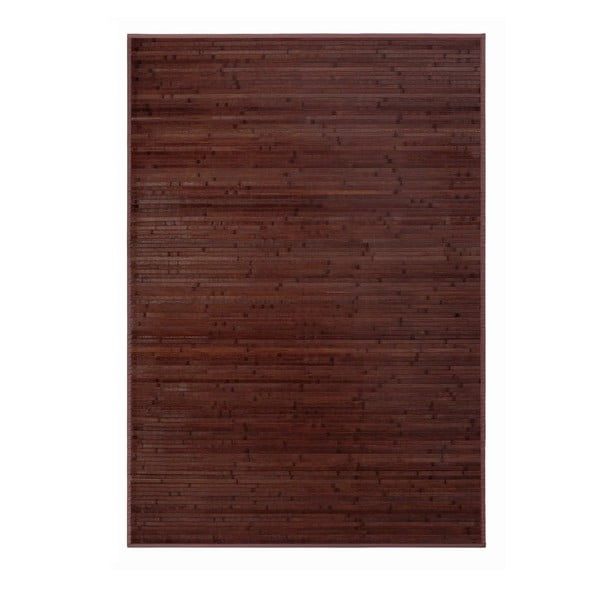 Tmavohnedý bambusový koberec 140x200 cm – Casa Selección