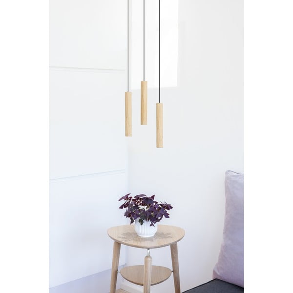 LED závesné svietidlo s dreveným tienidlom ø 3 cm Chimes – UMAGE-image-4