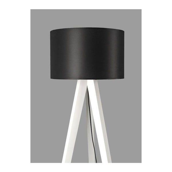 Stojacia lampa Tripod Black/White-image-1