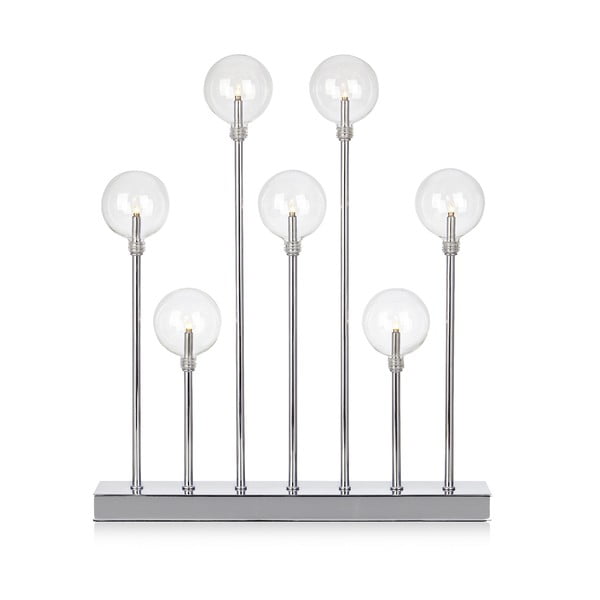 Svietnik v striebornej farbe Markslöjd Junior, výška 50 cm