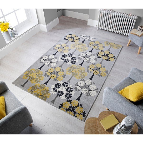 Koberec Flair Rugs Blossom Tree Ochre, 160 × 230 cm-image-3