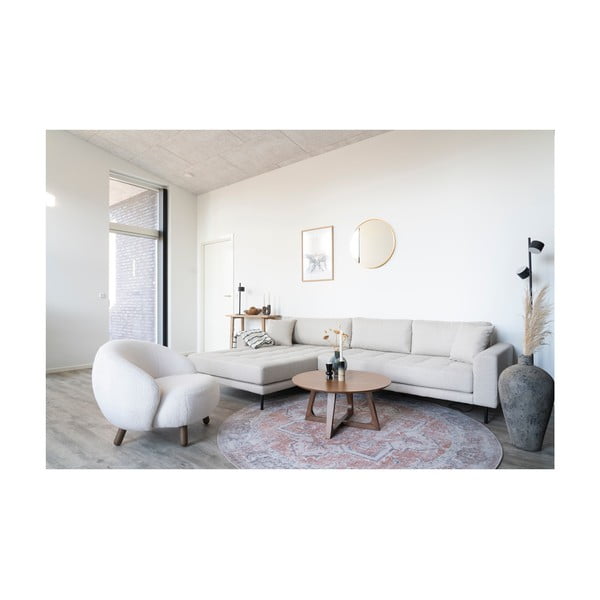 Modro-oranžový okrúhly koberec ø 200 cm Havana - House Nordic-image-1