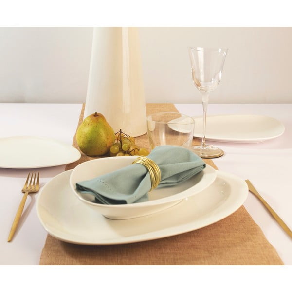 Biele dezertné porcelánové taniere v súprave 6 ks Carrara – Villa Altachiara-image-1