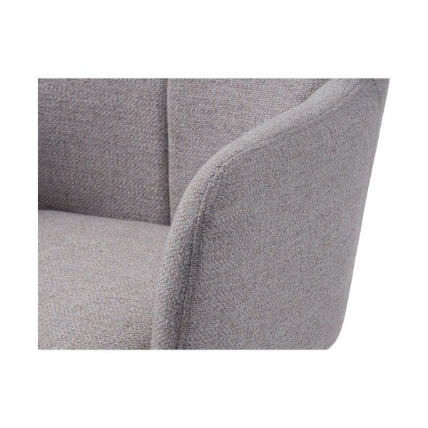 Svetlosivé otočné relaxačné kreslo Manning – Unique Furniture-image-1