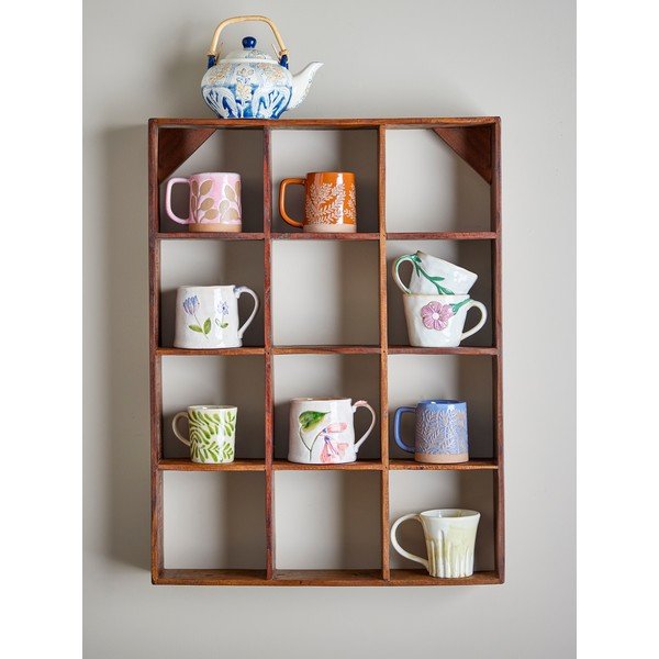 Poschodová polica z recyklovaného dreva v prírodnej farbe 53 cm Tilo – Bloomingville-image-1