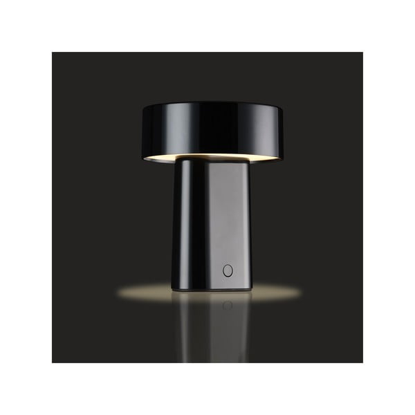 Čierna plastová LED stolová lampa (výška 18 cm) Oblong – Zone-image-2