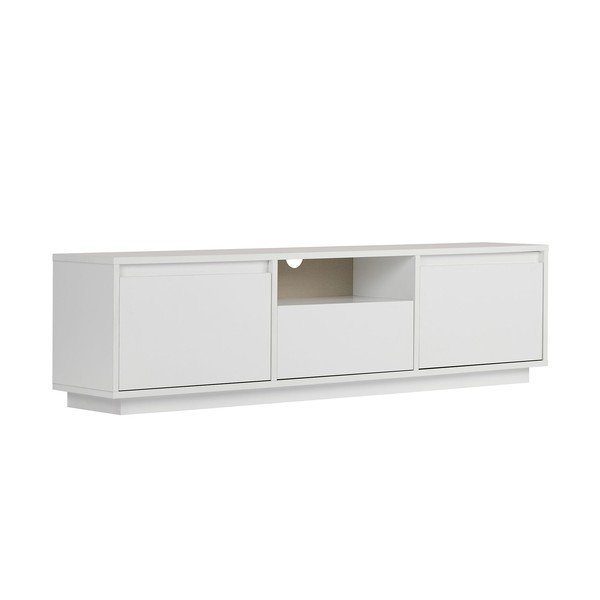 Biely TV stolík 160x42x30 cm Sentinel – Kalune Design