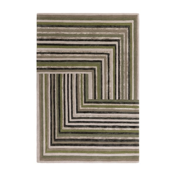 Zelený vlnený koberec 200x300 cm Network Forest – Asiatic Carpets