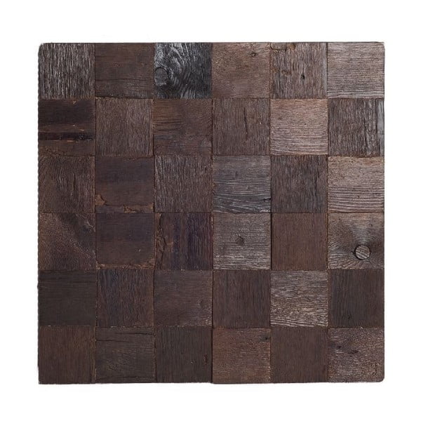 Nástenná dekorácia Wooden Brown, 60x60 cm