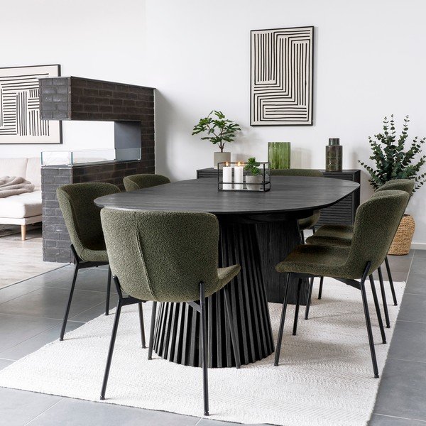 Rozkladací jedálenský stôl s prídavnou doskou v dekore duba Osaka – House Nordic-image-1