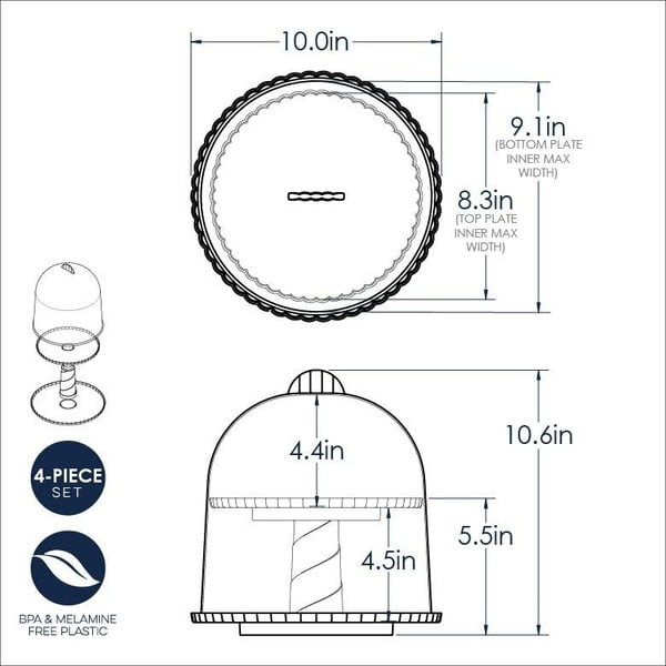 Etažér s poklopom Nordic Ware-image-2