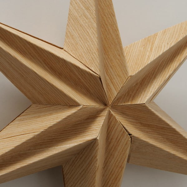 Vianočná papierová závesná dekorácia v tvare hviezdy Boltze Kassia, ø 30 cm-image-1