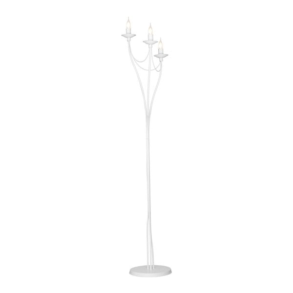 Biela voľne stojacia lampa Glimte Charming, výška 164 cm