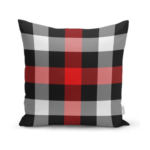 Súprava 4 vianočných obliečok na vankúš a behúň na stôl Minimalist Cushion Covers Snowflake-image-4