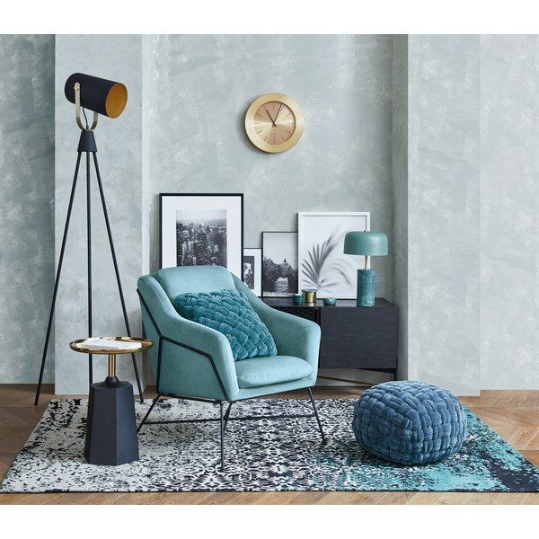 Čierny odkladací stolík Kave Home, ø 37 cm-image-1