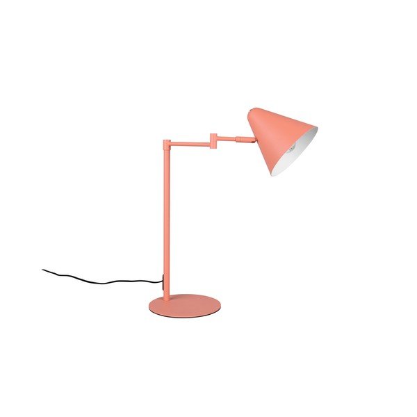 Oranžová stolová lampa s ohýbateľnou konštrukciou (výška  50,5 cm) Cosima – Trio-image-4