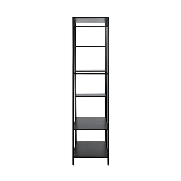 Čierna otvorená šatníková skriňa 80x185 cm Newcastle – Actona-image-3