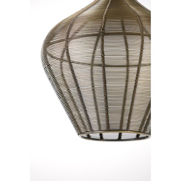 Kovové závesné svietidlo v bronzovej farbe ø 27 cm Alvaro – Light & Living-image-3