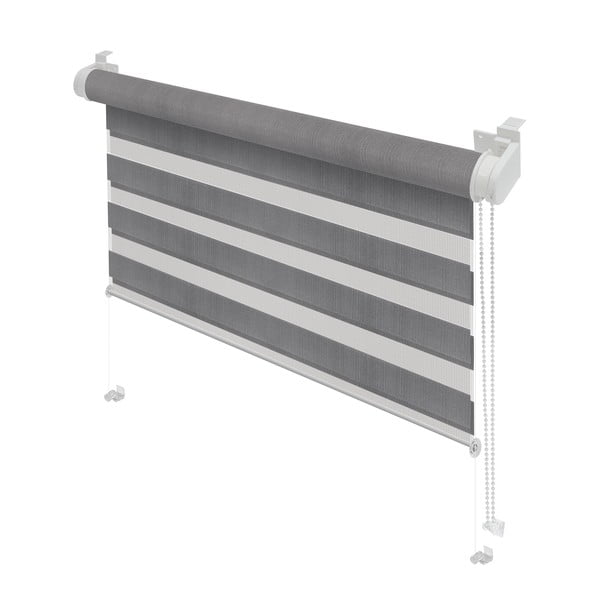 Sivá roleta deň a noc 80x150 cm Zebra – Gardinia-image-1