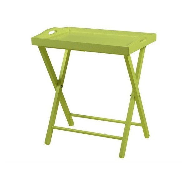 Zelený odkladací stolík Actona Vassoio Tray