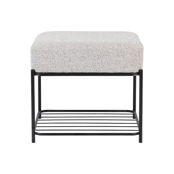 Svetlosivý taburet Milou – White Label