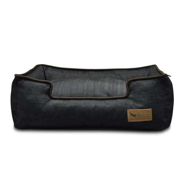 Tmavomodrý pelech pre psa 100x75 cm Lounge Bed Denim Medieval Blue / Dark Chocolate L – P.L.A.Y.-image-3