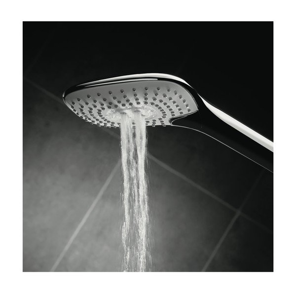Plastová sprchová hlavica v lesklo striebornej farbe IdealRain Evo Jet – Ideal Standard-image-1