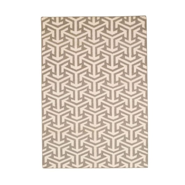 Ručne tkaný koberec Kilim 305 no2 Grey, 155x240 cm