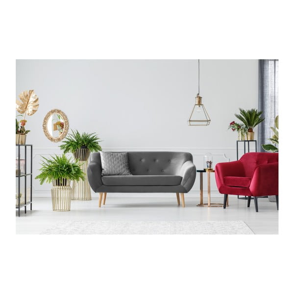 Sivá dvojmiestna pohovka Mazzini Sofas Amelie-image-2