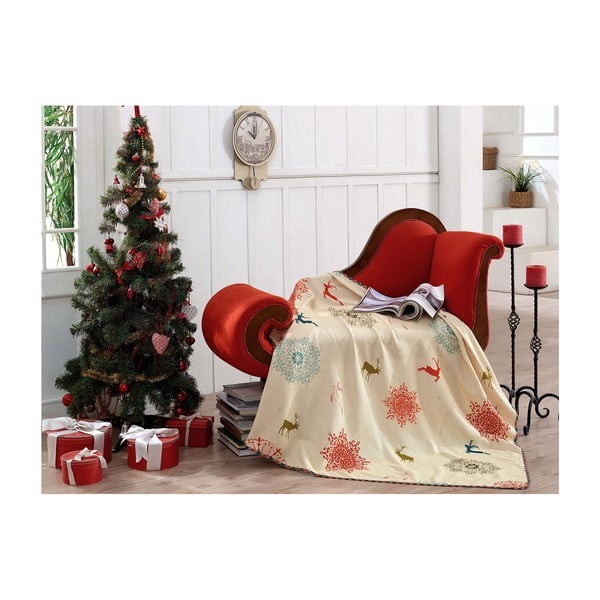 Vianočná deka Xmas Tina, 125 × 150 cm