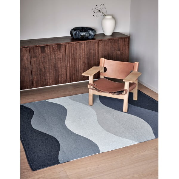 Modrý vnútorný a vonkajší koberec 70x100 cm Urvi Water – Pappelina-image-3