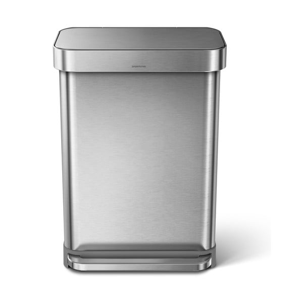 Pedálový oceľový odpadkový kôš 55 l - simplehuman-image-4