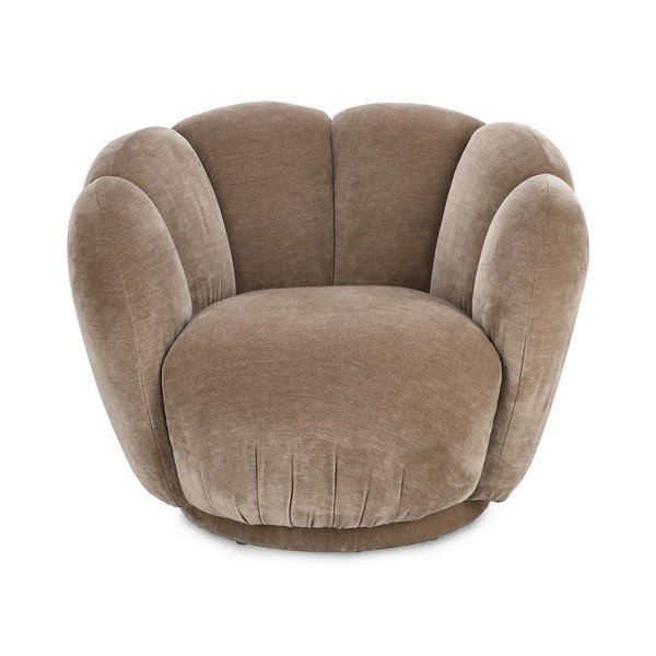 Taupe kreslo Tulip – Bizzotto-image-2